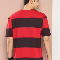 Harvard Colourblocked Drop-Shoulder Sleeves Pure Cotton T-shirt image 5