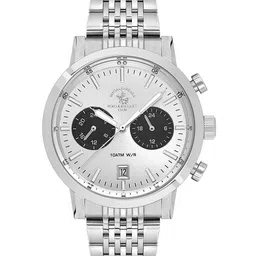 SANTA BARBARA POLO & RACQUET CLUB Men Dial & Stainless Steel Bracelet Style Straps Analogue Watch-picture-29