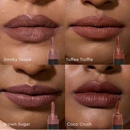 KIRO Four Play Non-Stop Airy Matte Liquid Lipstick-6 ml - Apex Brown image 5