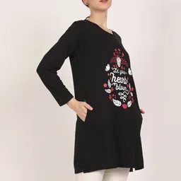 ONE SKY Women 2 Printed Pockets 1 T-shirt image 4