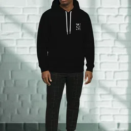 BUYTHATTRENDZ Men Printed Hooded Sweatshirt image 2