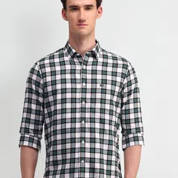 Arrow Sport Men Classic Tailored Fit Opaque Checked Casual Shirt-picture-42