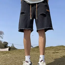 HERE&NOW Men Denim Regular Fit Shorts image 1