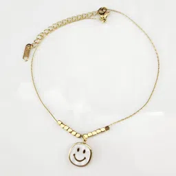 Piu Jewels Gold-Plated Artificial Stones And Beads Anklet-picture-19