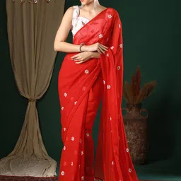 KALINI Floral Embroidered Saree-picture-23