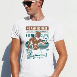 Moda Rapido Men Graphic Printed Round Neck Regular Fit Cotton T-shirt-picture-18