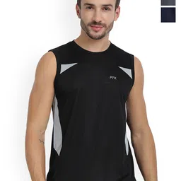 FTX Pack Of 3 Colourblocked Dry-Fit Round Neck Gym Vests 709-2_709-10_709-11-S-picture-30