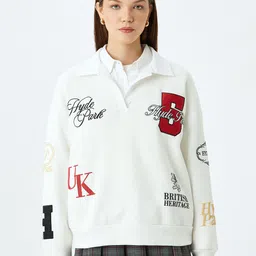 Koton Women Printed Sweatshirt image 2