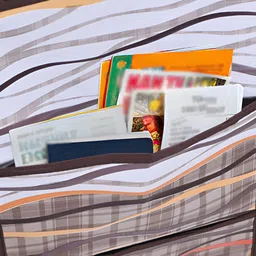 Aura Cream-Coloured Set of 1 Regular Magazine Organiser Organisers image 5