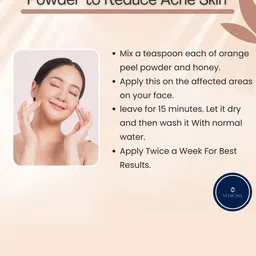 VEDICINE Set Of 4 Wild Turmeric Orange Masoor Neem Leaf Power For Face Pack-100gm each image 2