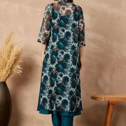 all about you Women Regular Kurta with Trousers image 2