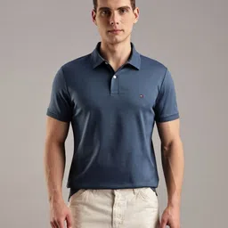 Tommy Hilfiger Polo Collar Pure Cotton T-shirt-picture-15