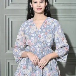 FUTURO Women Floral Printed Wrap Top-image-31
