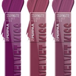 PERPAA Velvet Kiss Set Of 3 Waterproof Matte Lipstick- 3.5 ml- Shade- 03- 04- 06-picture-20