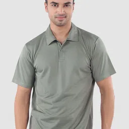 Beyoung Self Design Polo Collar T-shirt-picture-18