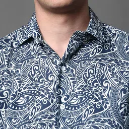 BROWN BROTHERS Unisex Relaxed Animal Opaque Printed Casual Shirt image 2