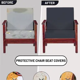 Lazi Grey Polyester Sofa Cover image 4