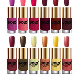 VOLO Set Of 12 Luxury Super Shine Nail Polish - 9.9 ml Each-Combo No-13 image 1