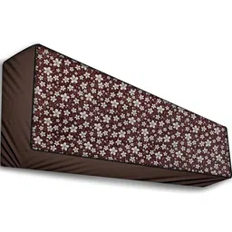 The Furnishing Tree Coffee Brown Printed Air Conditioner Cover image 5