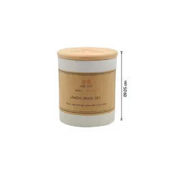 WAABI - SAABI Tan Lemon Grass Zen Jar Candle image 4