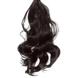 VIEWS Clip-In Wavy Ponytail Hair Extension - Brown - 24 Inch image 4