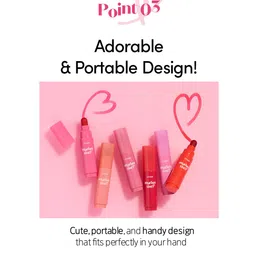 ETUDE Dear Darling Marker Lightweight Smudge Proof Lip Tint - Apple Candy 03 image 4