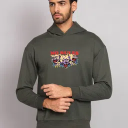 SZN Men Printed Hooded Sweatshirt image 3