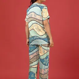 SAKARMAA Women Printed Night suit image 3