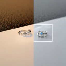 Teeragaj Set Of 3 Stone-Studded Adjustable Finger Ring-image-33