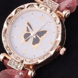 SZN Women Dial & Straps Analogue Watch Zudi Red Ribbin Av image 2