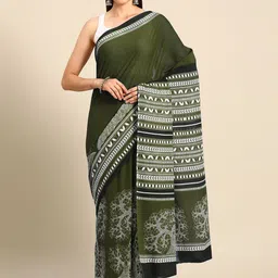 BUTA BUTI Floral Printed Pure Cotton Saree-picture-43
