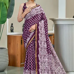 Panzora Paisley Zari Bagru Saree-picture-37