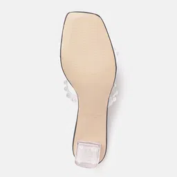 AXIUM Beaded Block Heeled Sandals image 4