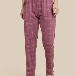 TWIN BIRDS Women Grape Nectar Cotton Printed Night Pant-picture-32