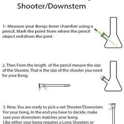 hooker fookers Glass Inside Fitting Hookah Mouth Tip image 5