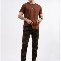 24 Street Men Camouflage Cotton Joggers Track Pant-image-71