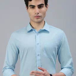 Classic Polo Men Slim Fit Cotton Formal Shirt-image-43