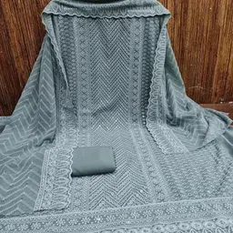 Suha Embroidered Unstitched Dress Material image 2