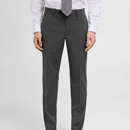 MANGO MAN Slim Fit Formal Trousers-picture-37