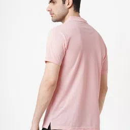 Stitch Hub Men Solid Polo Collar T-shirt image 3