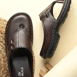 GWALK Men Brown Comfort Sandals-picture-30
