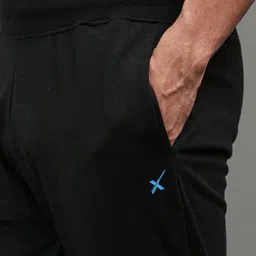 HRX by Hrithik Roshan Men Brand Logo Printed Mid Rise Jogger image 3