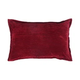 RD TREND Maroon Striped 220 TC Single Bedsheet with 1 Pillow Covers image 2