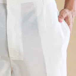 KALKI Fashion Men Embroidered Kurta with Trousers & With Dupatta image 4