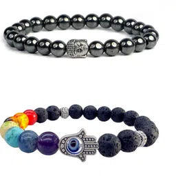 printcorners Set Of 2 Artificial Beaded Elasticated Bracelets-picture-16