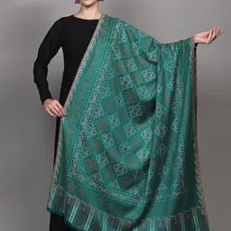 Exotic India Women Paisley Woven Design Shawl-picture-14