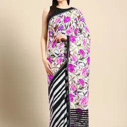 BUTA BUTI Floral Pure Cotton Saree-picture-35