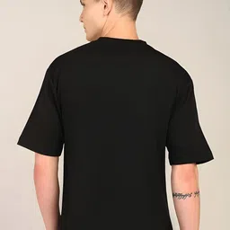 KAIDO Graphic Printed Drop-Shoulder Sleeves Oversized Cotton T-shirt image 5