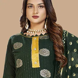 Maroosh Embellished Unstitched Dress Material image 2