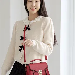 CORSICA Textured PU Structured Satchel image 2